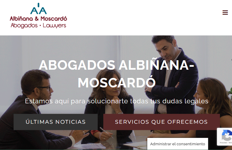 Diseño web para Abogados