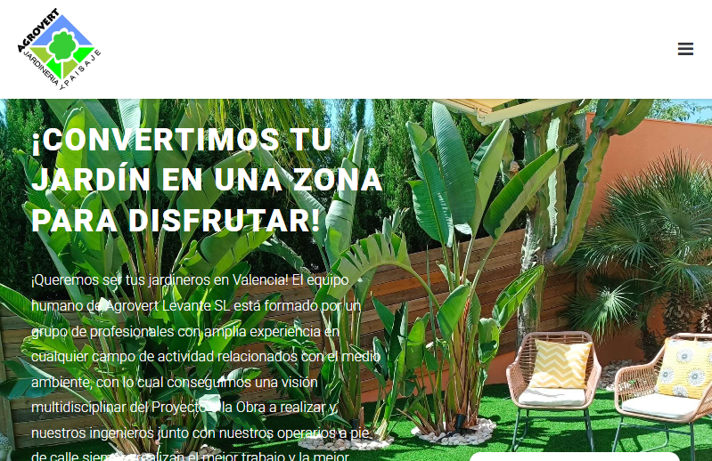 Pagina Web Jardinería